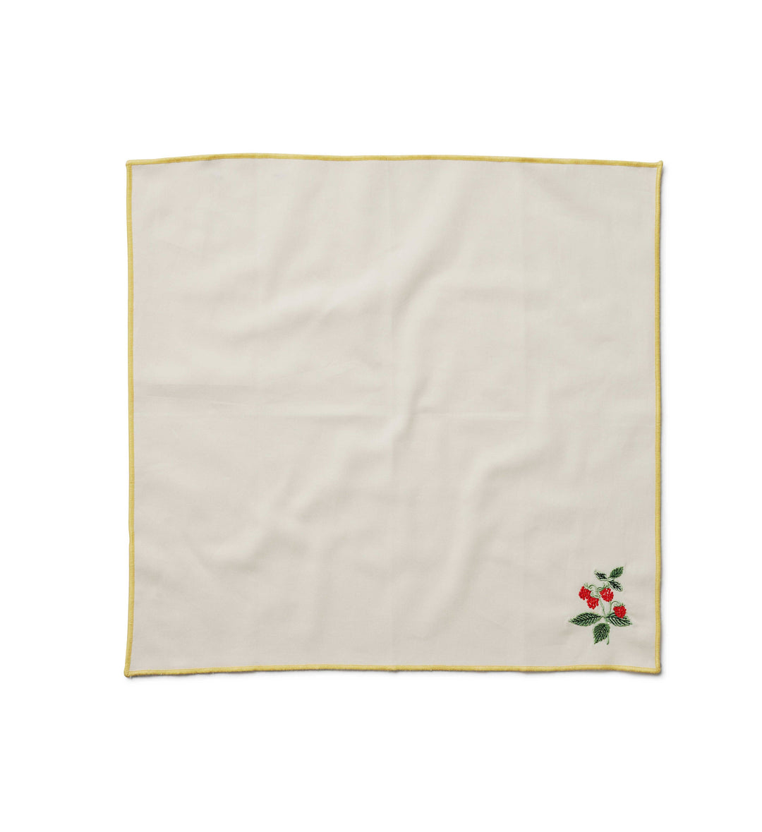 Garden Study Embroidered Cotton Napkins, Set of 4