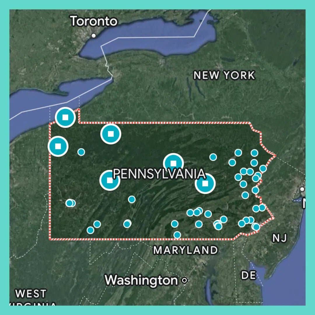 Pennsylvania Adventure Bucket List