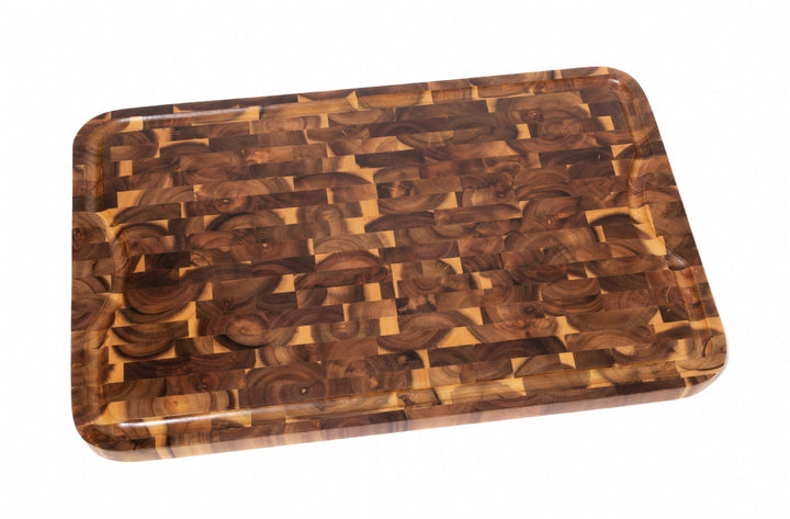 Acacia End Grain Cutting Board