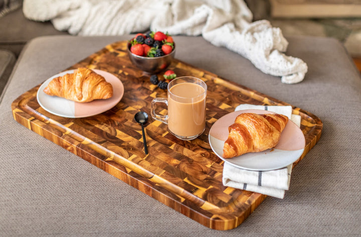 Acacia End Grain Cutting Board