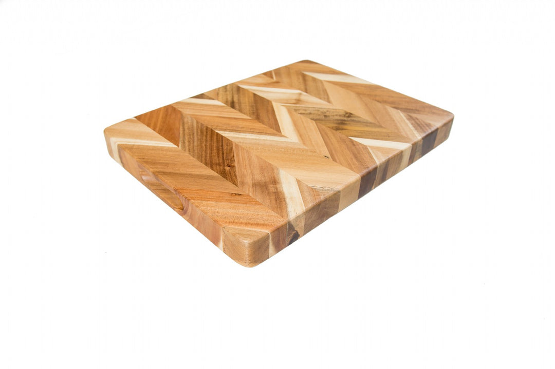 Acacia Herringbone Chop Board