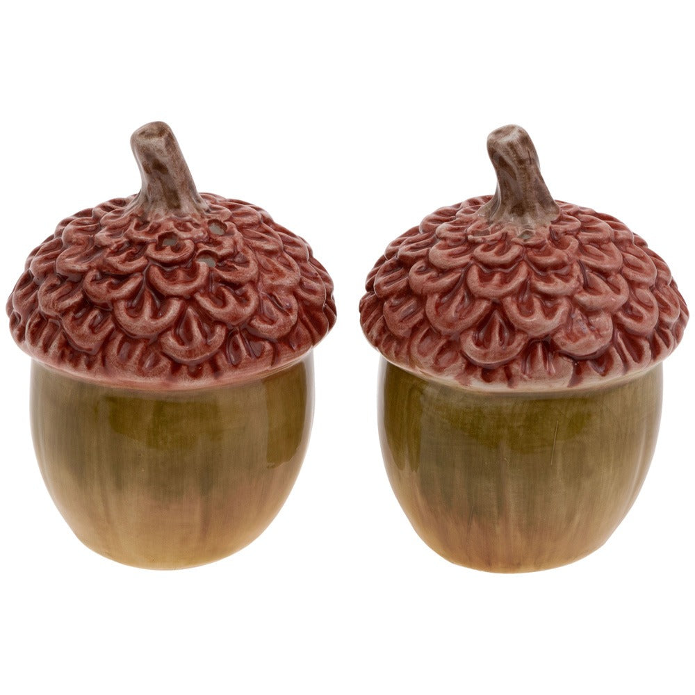 Acorn Ceramic Salt & Pepper Set