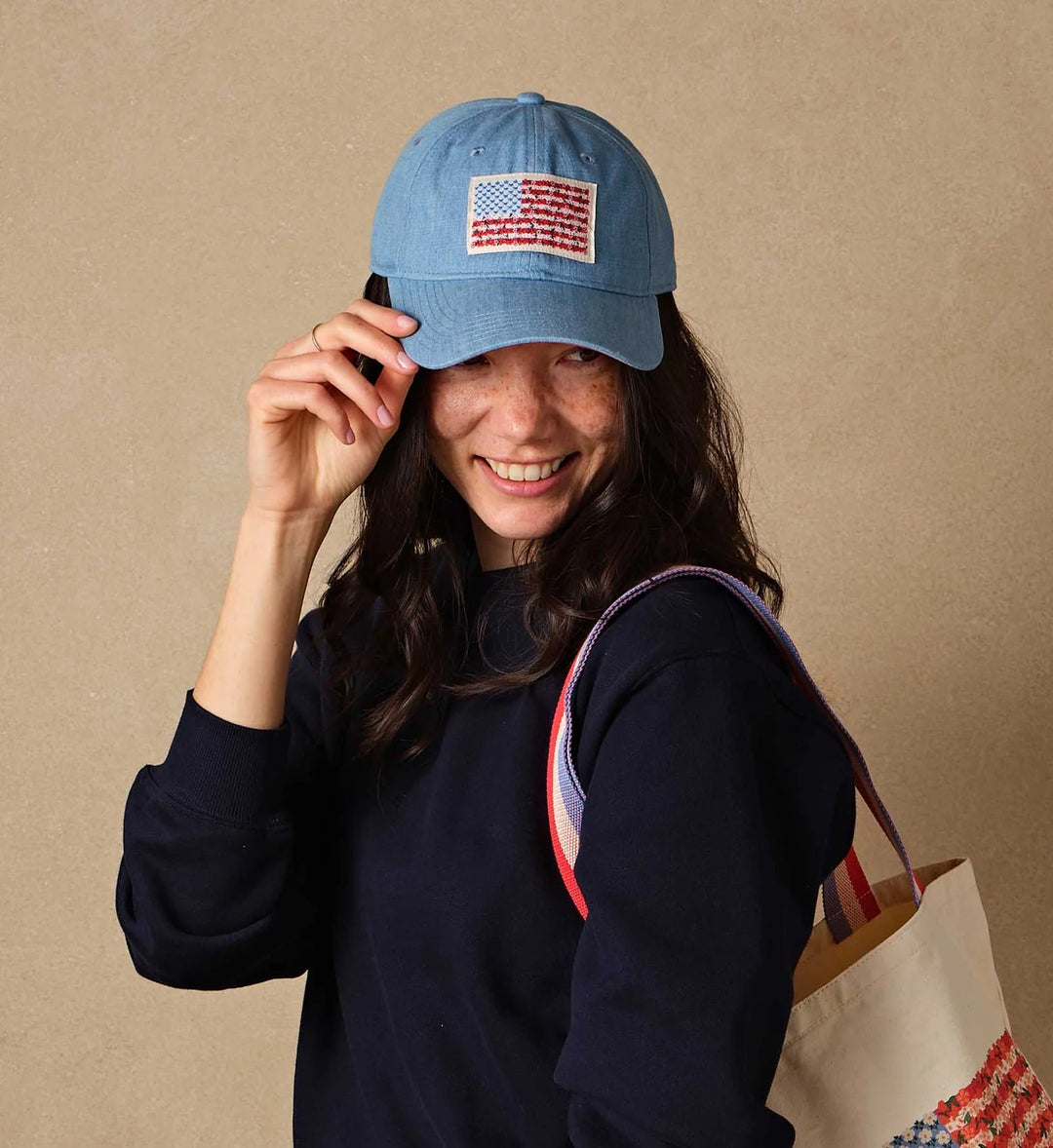 Americana Denim Baseball Cap
