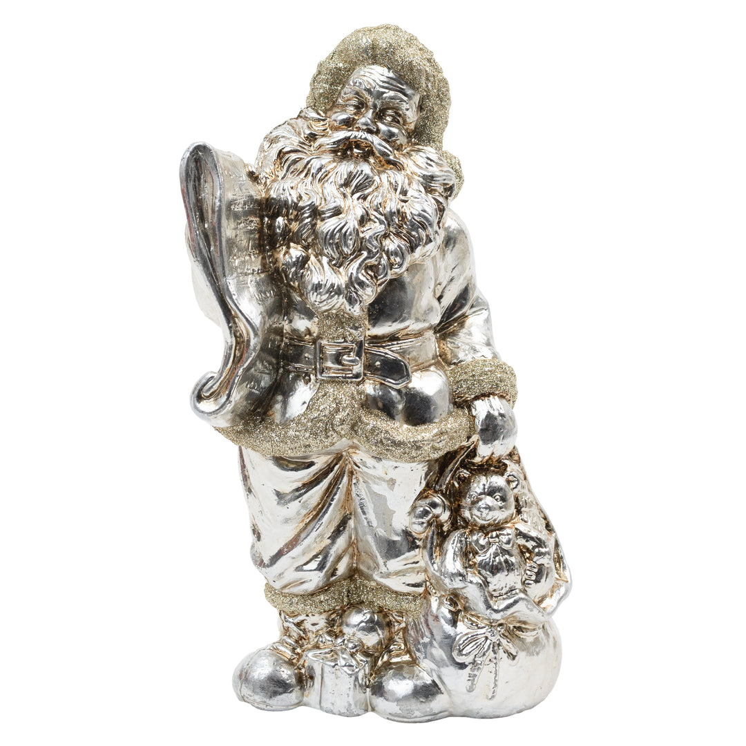 Antique Silver Santa