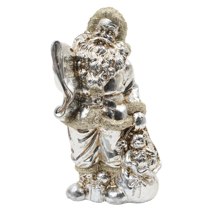 Antique Silver Santa