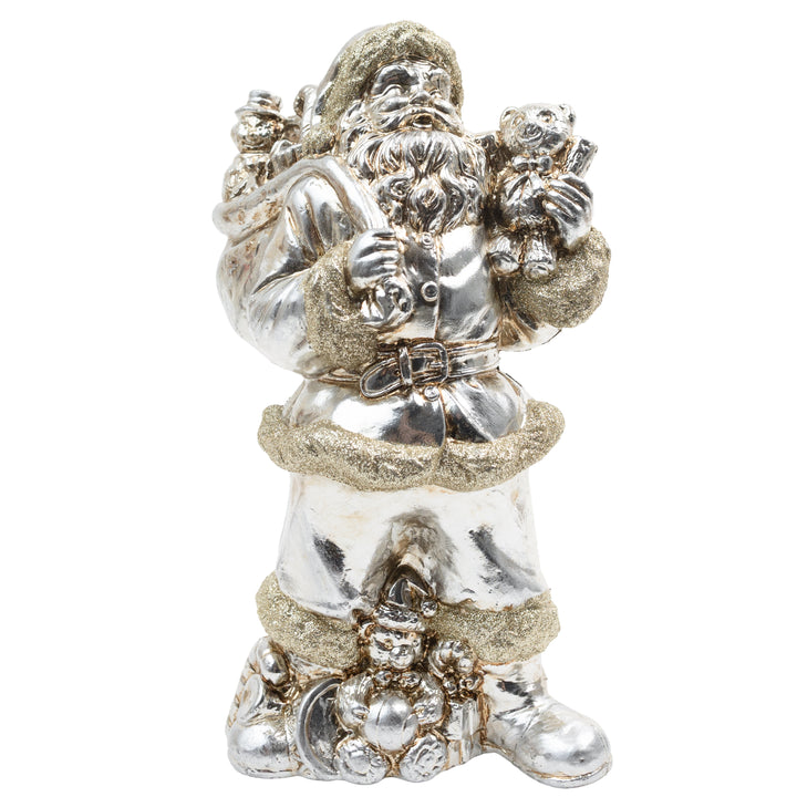 Antique Silver Santa