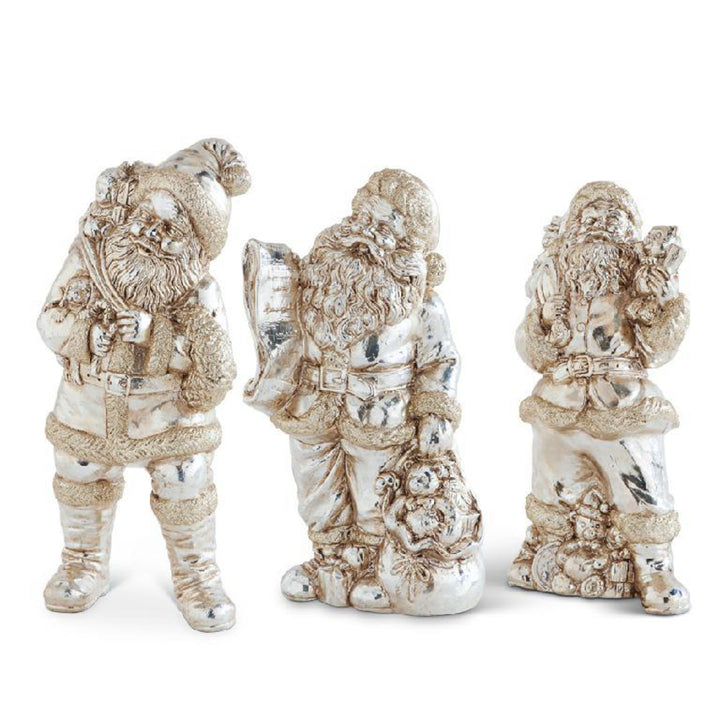 Antique Silver Santa