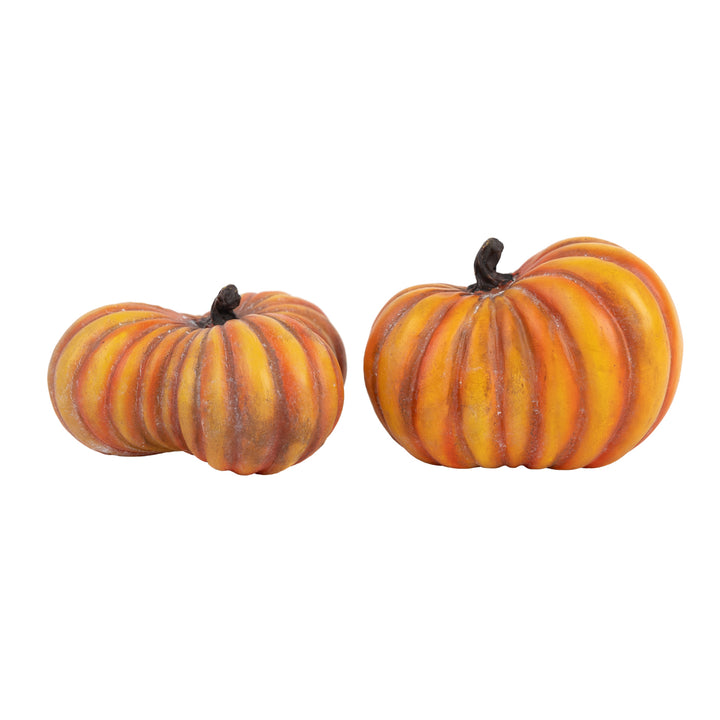 Assorted Orange Resin Mini Pumpkin