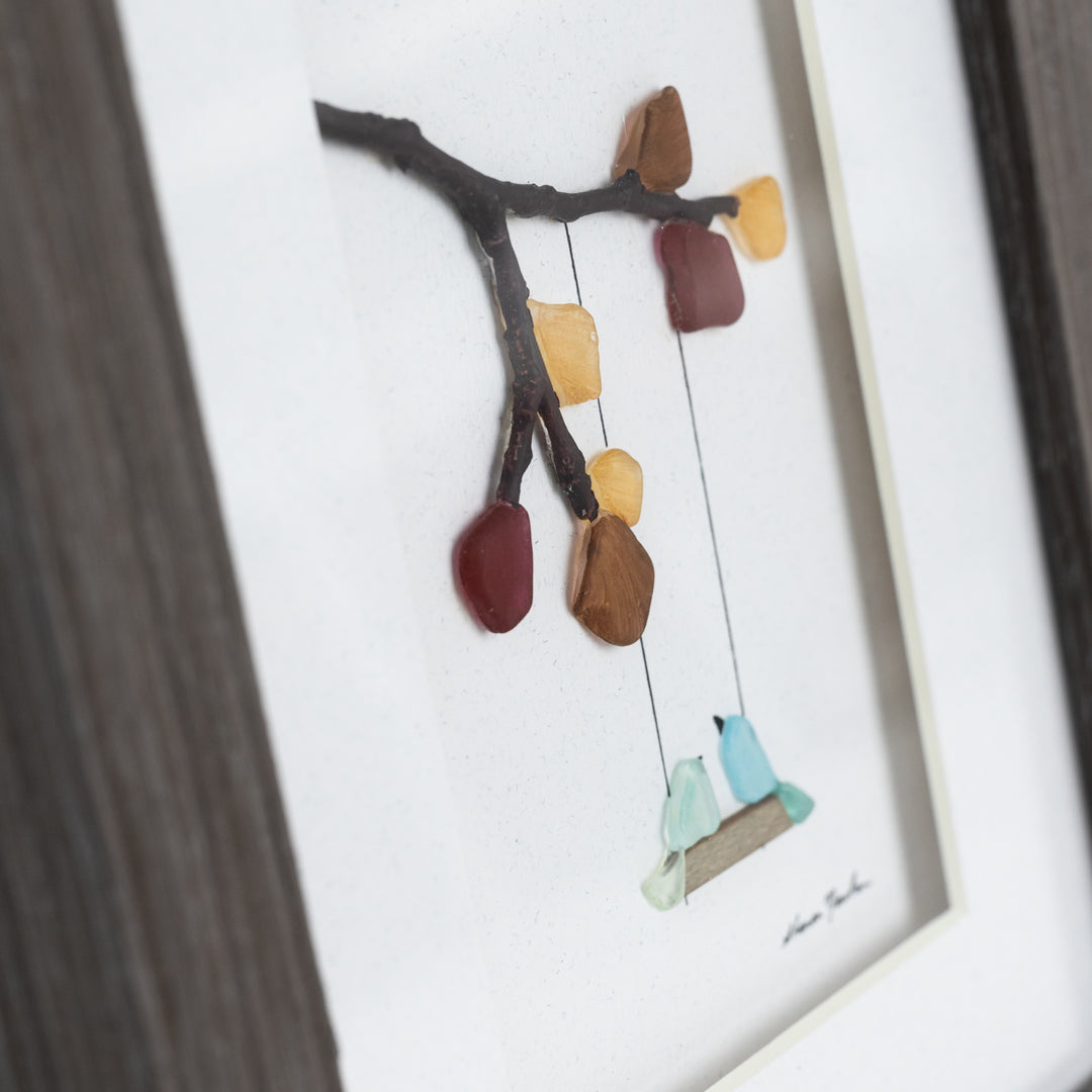 Autumn Pebble Wall Art