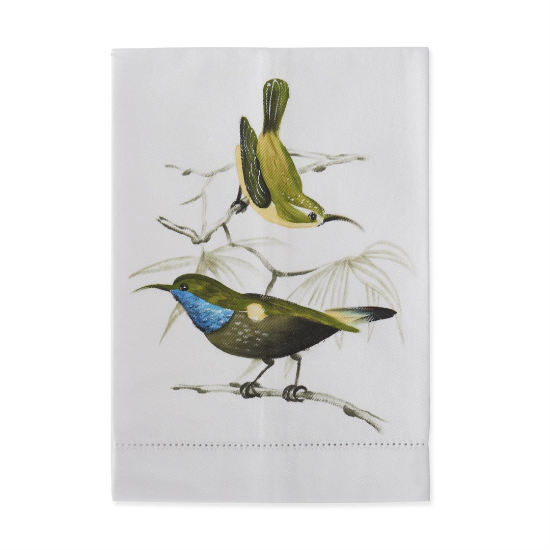 Aviary Painted Guest Towel