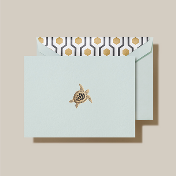 Beach Glass Sea Turtle Note Set