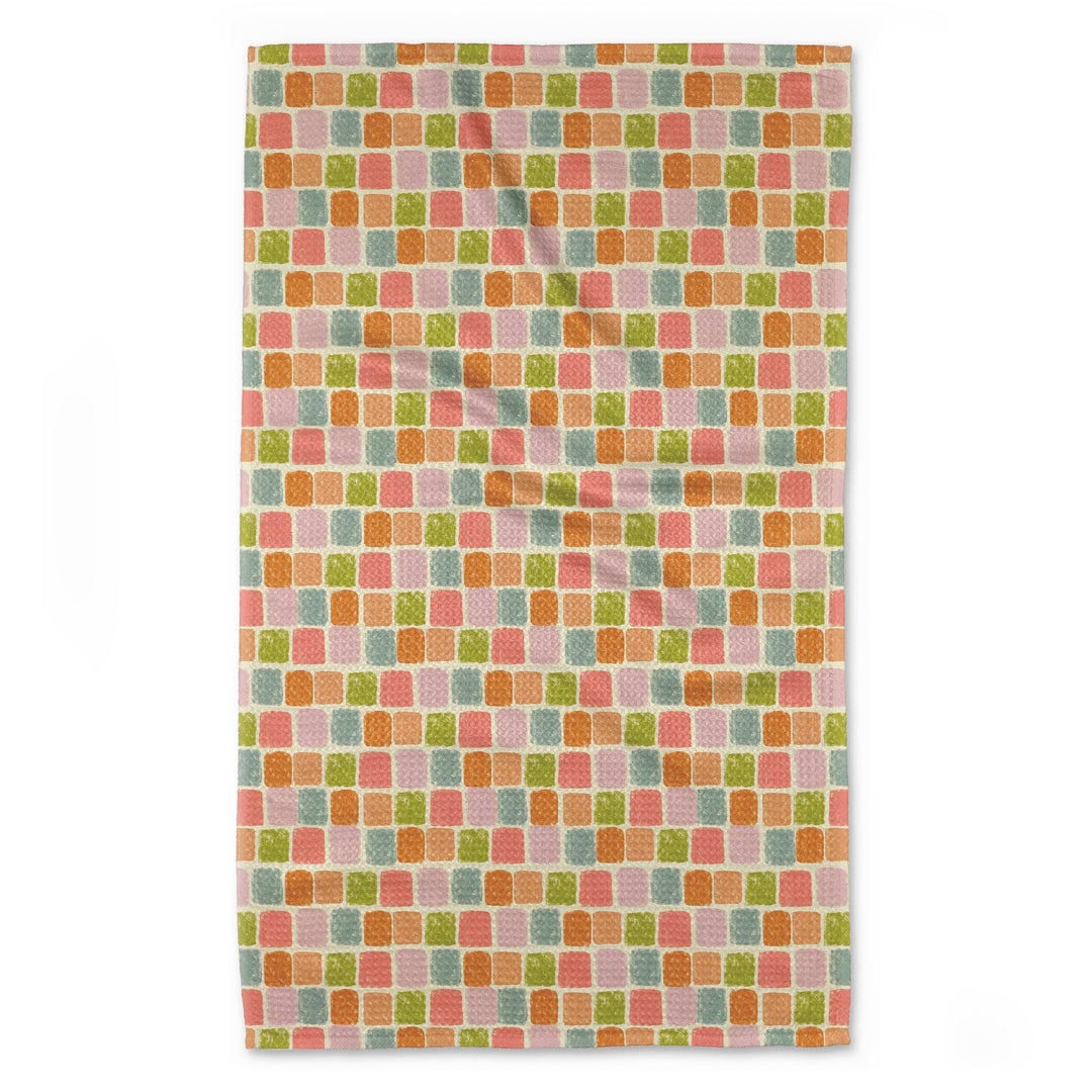 Beachy Tile Tea Towel