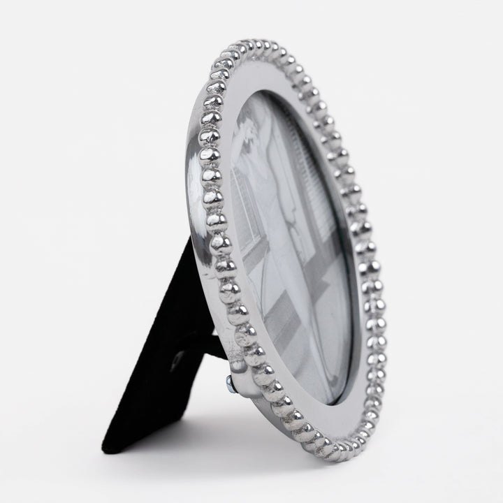 Beaded Round Frame