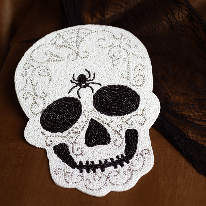 Beaded Skull Placemat