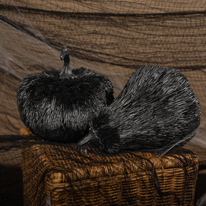 Black Textured Pumpkin