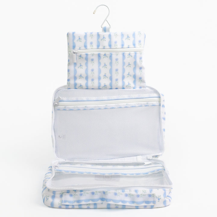 Blue Floral Toiletry Bag