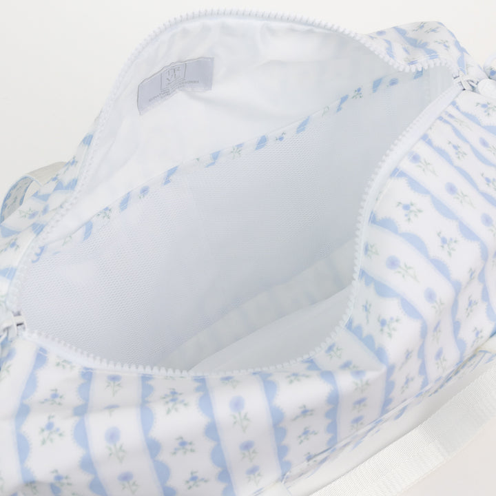 Blue Floral Weekender