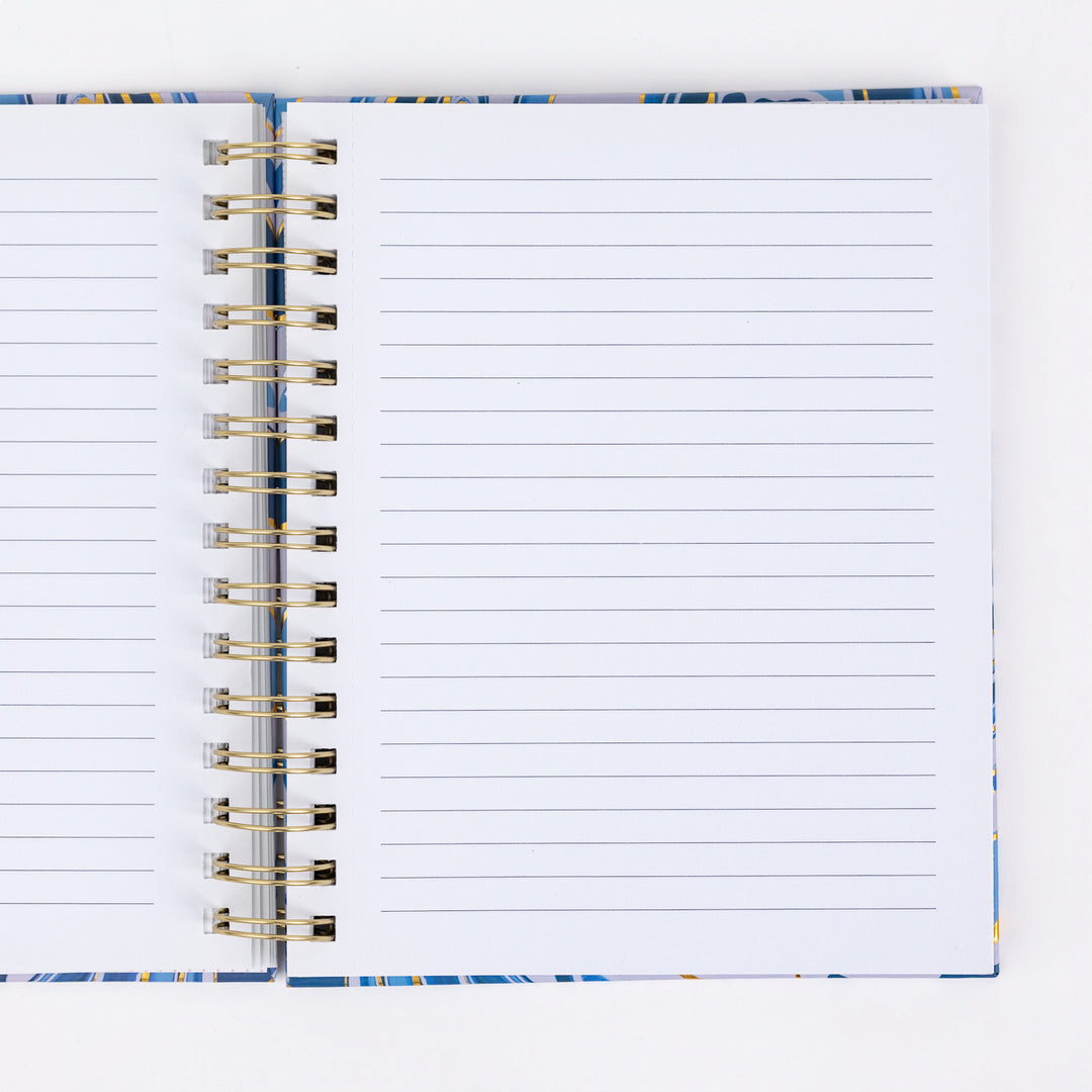 Blue Marble Spiral Journal