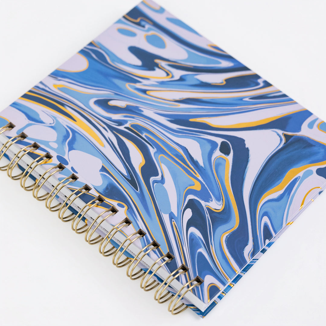 Blue Marble Spiral Journal