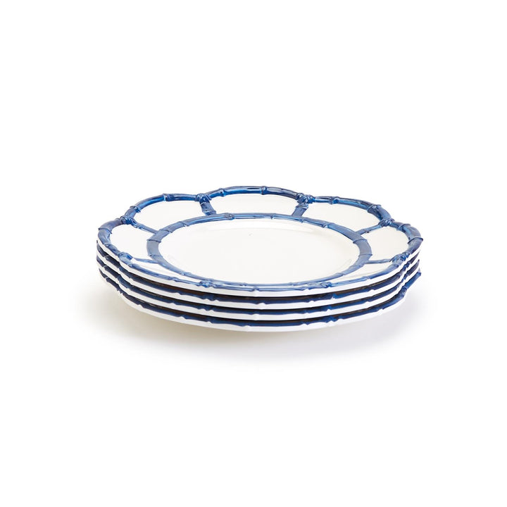 Blue Bamboo Melamine Dessert Plate