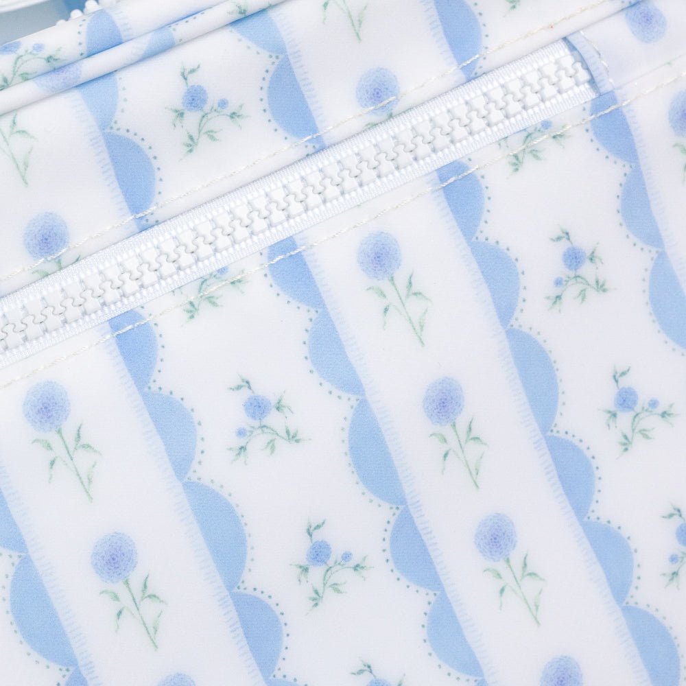 Blue Floral Toiletry Bag