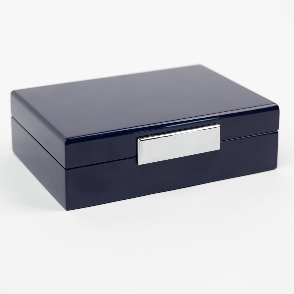 Blue Lacquer Poker Set