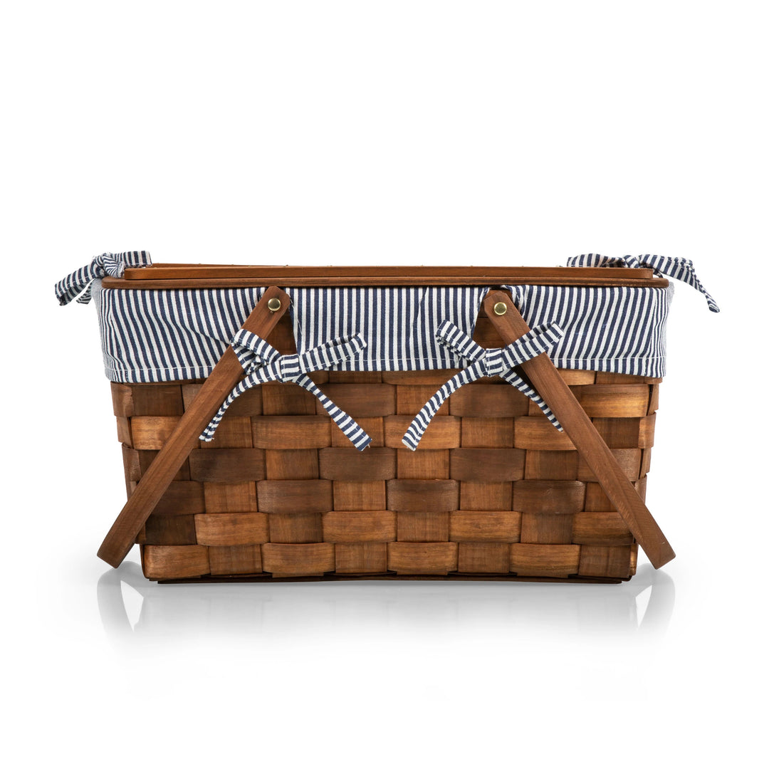 Blue Stripe Kansas Basket