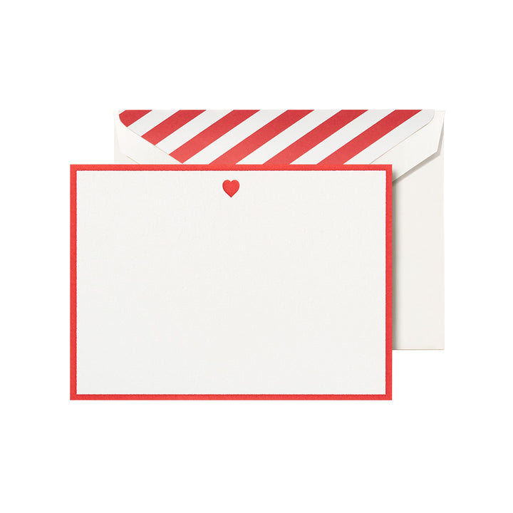 Bordered Heart Card Set