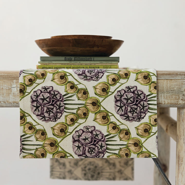 Botanic Print 72" Table Runner