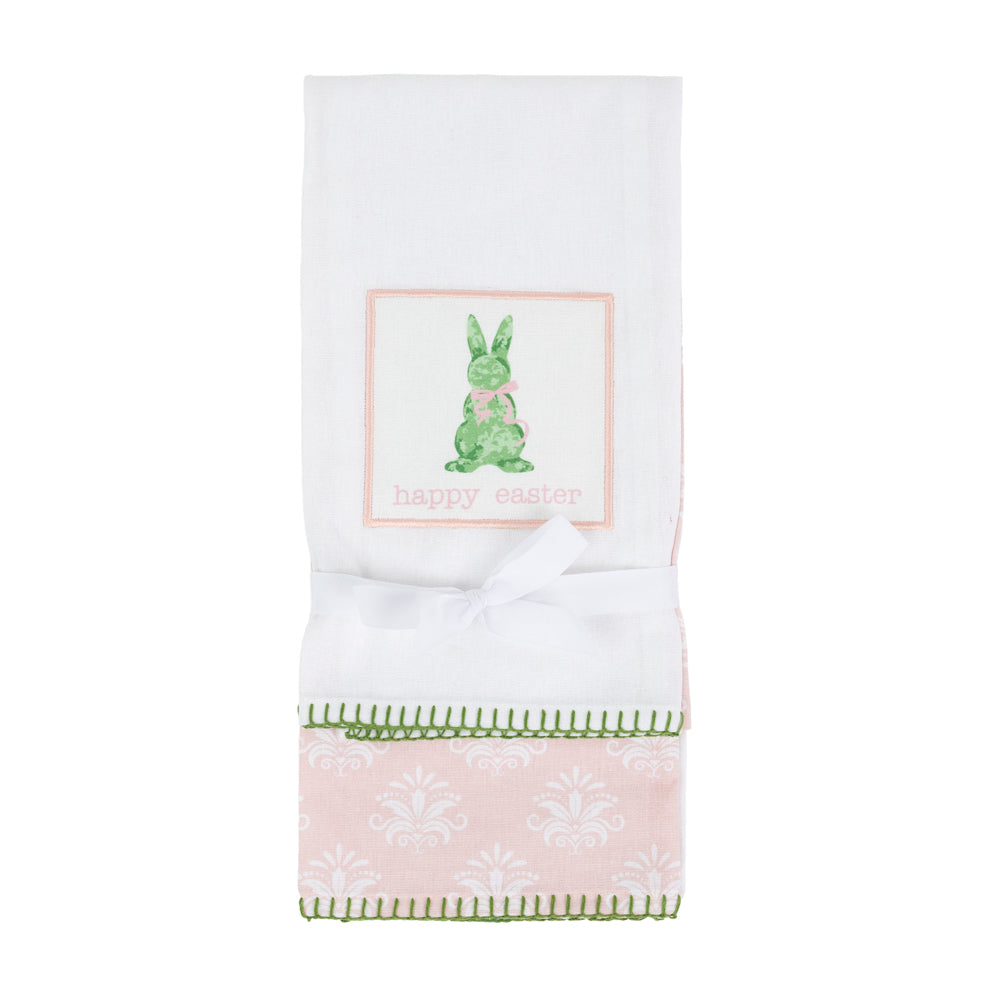 Boxwood Bunny Tea Towel Set