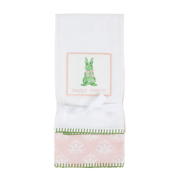 Boxwood Bunny Tea Towel Set