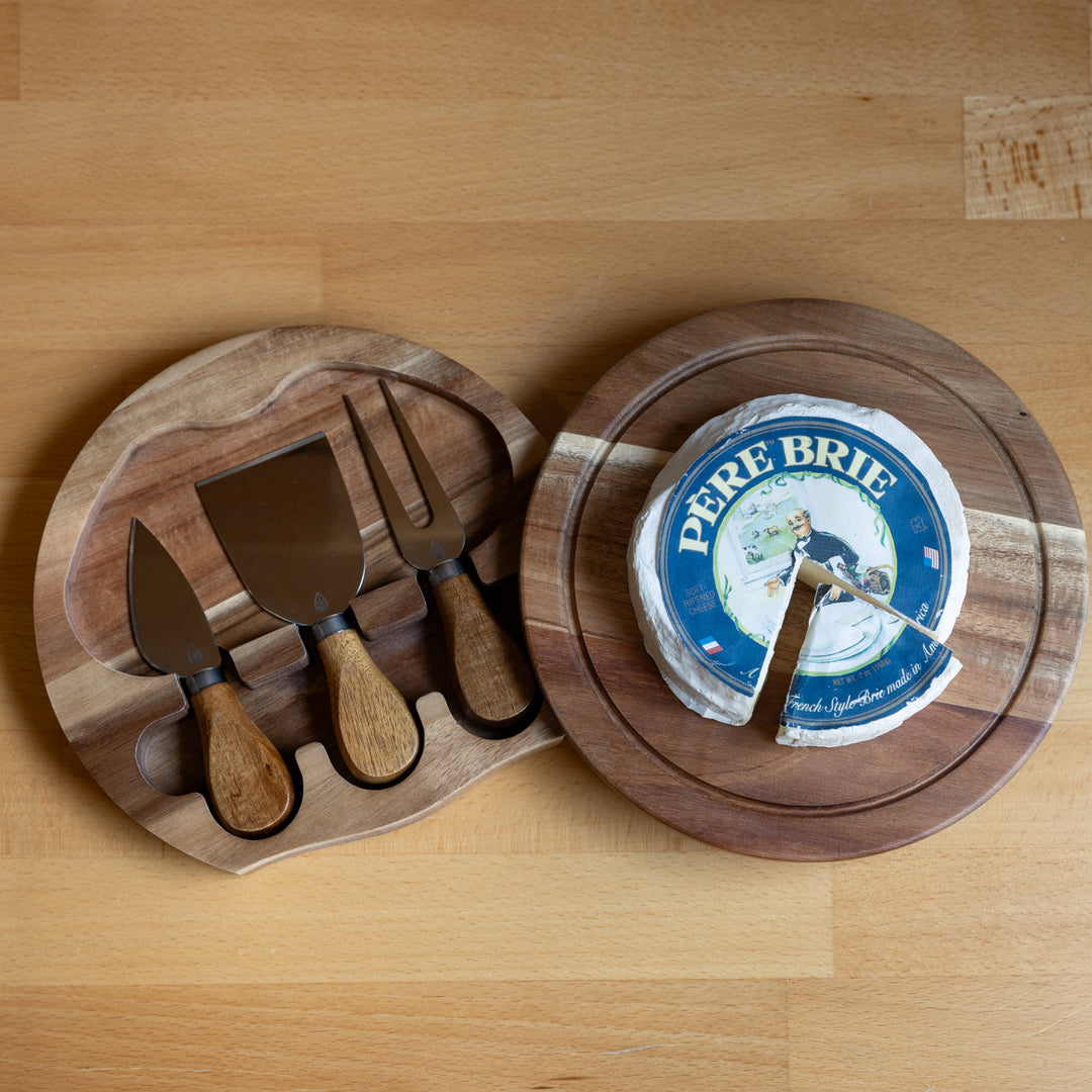 Brie Cheese Board Set