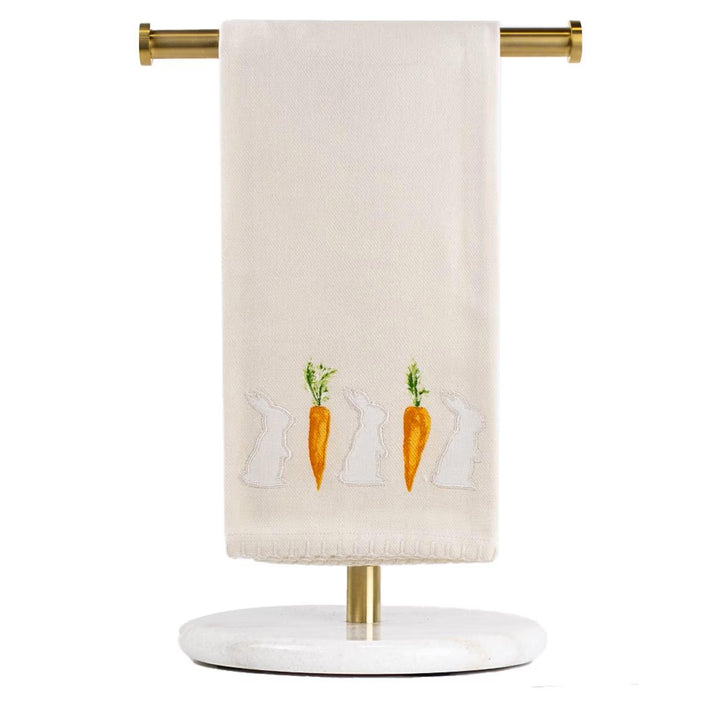 Bunny &amp; Carrot Tea Towel