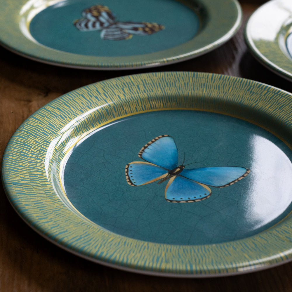 Butterfly Melamine Plate