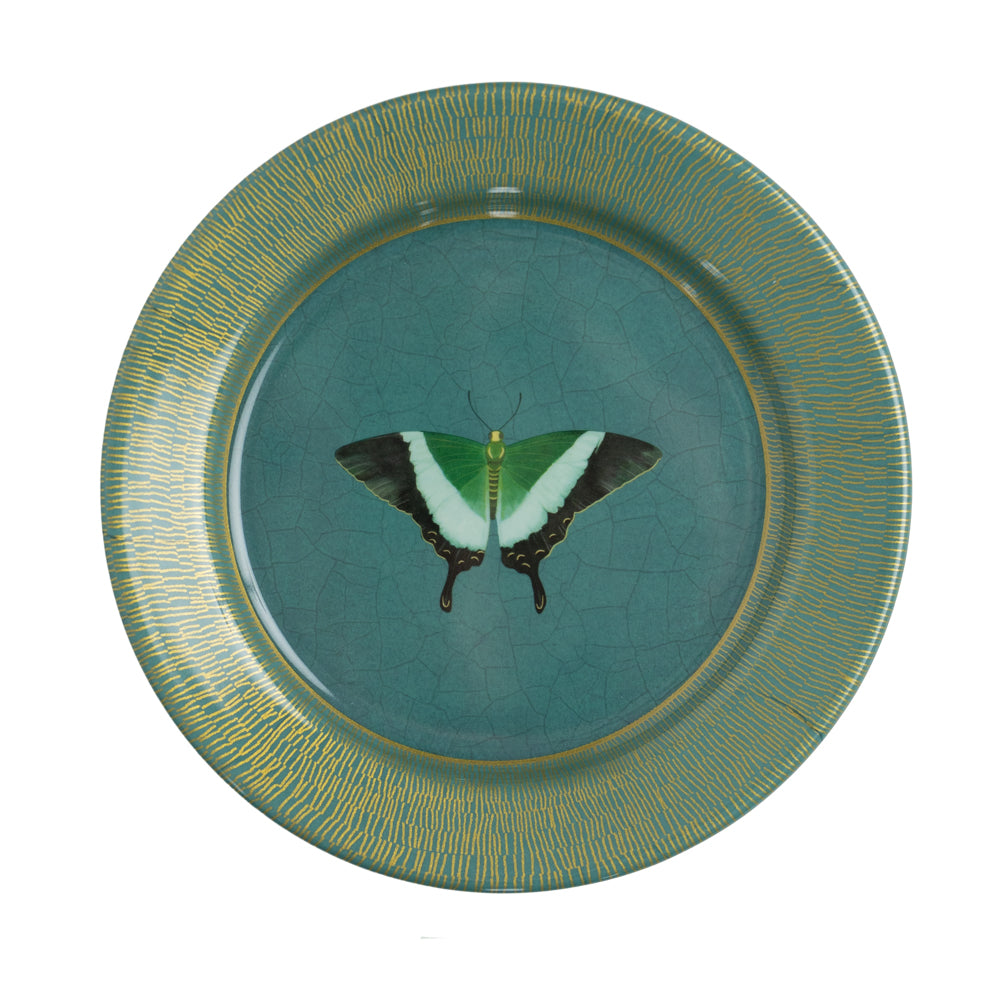 Butterfly Melamine Plate