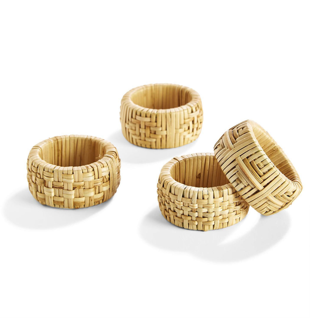 Cane Napkin Ring, Set of 4