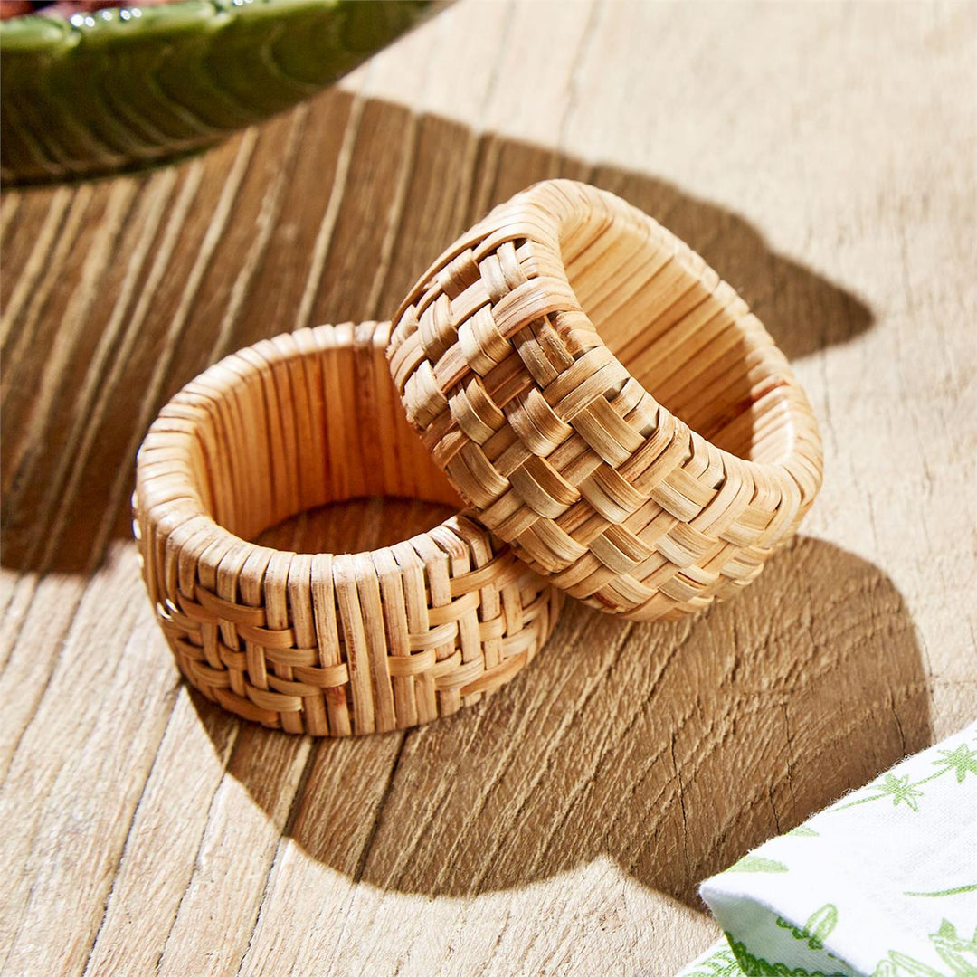 Cane Napkin Ring, Set of 4