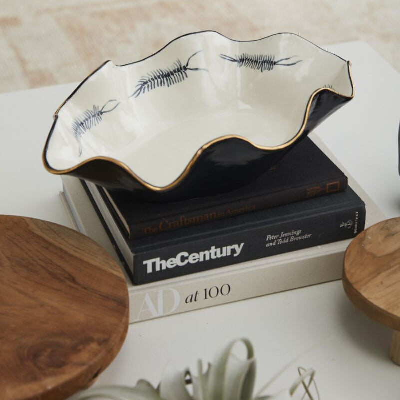 Centipede Ruffled Bowl