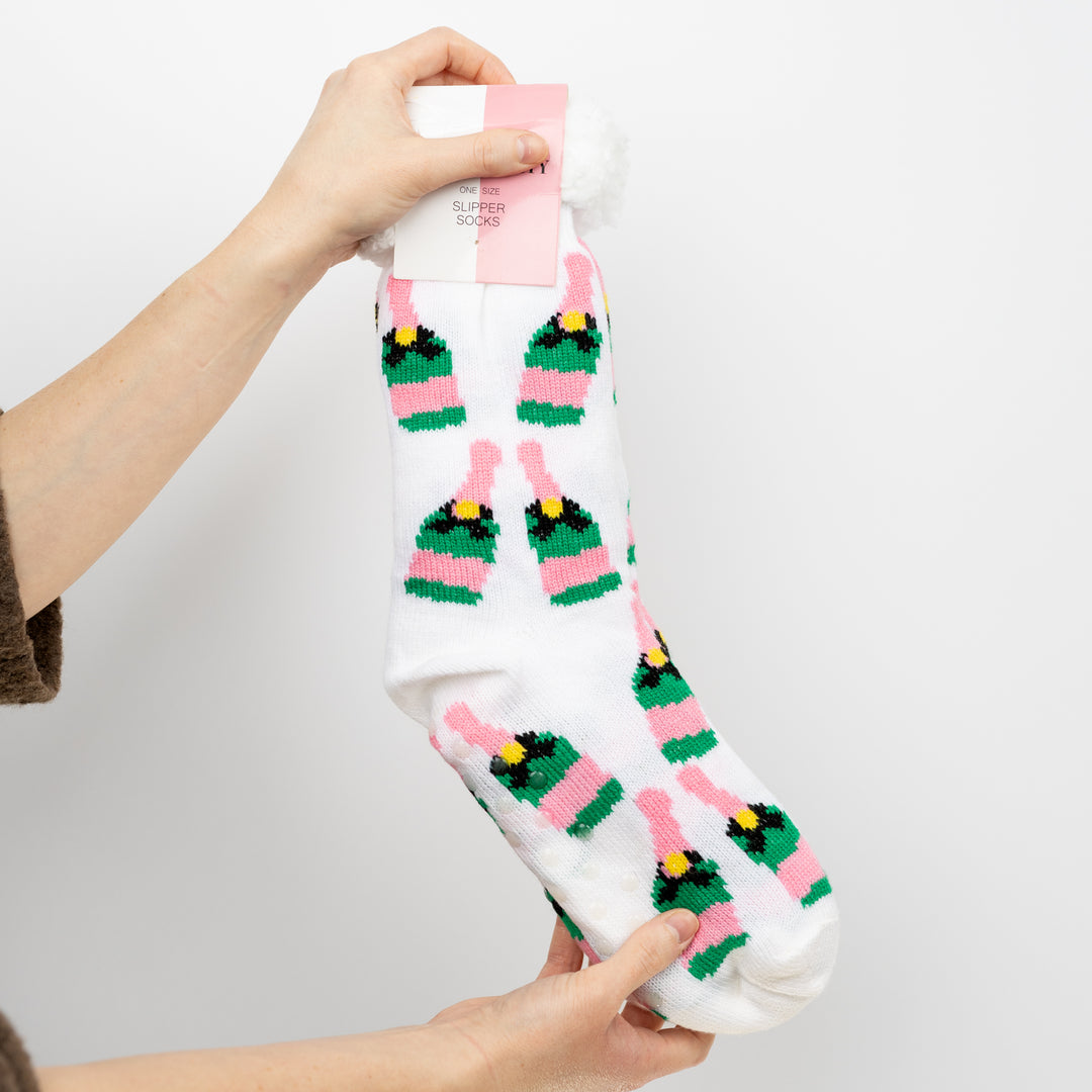 Champagne Slipper Socks