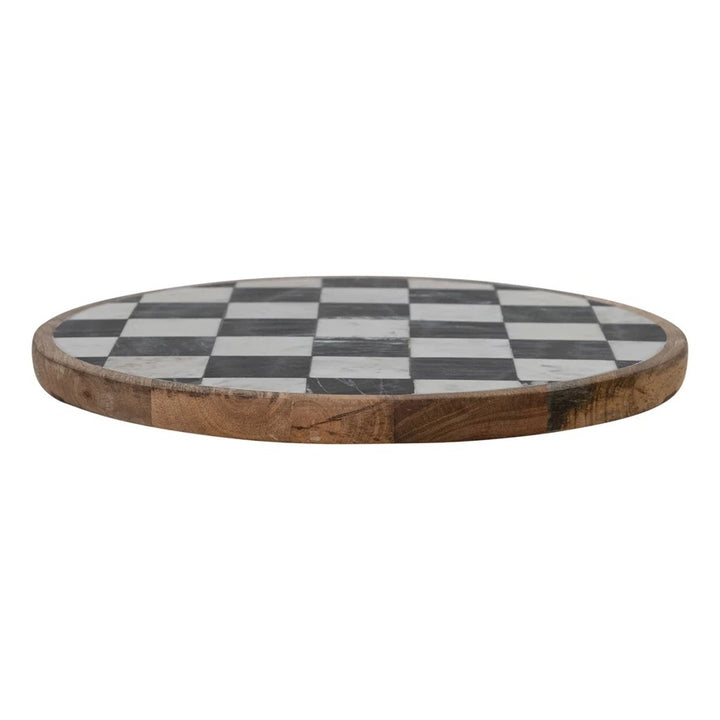 Checkerboard Lazy Susan