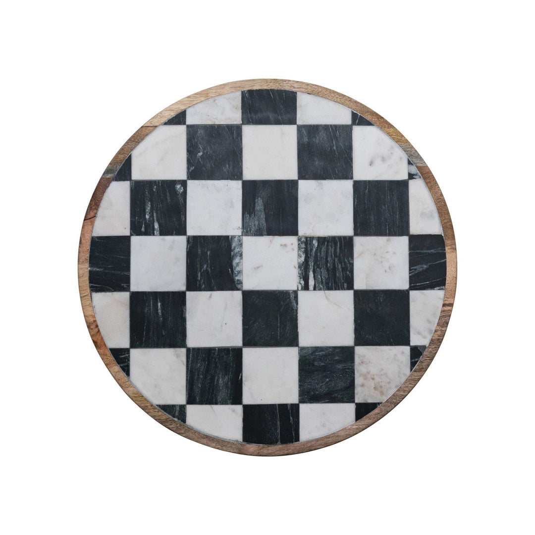 Checkerboard Lazy Susan