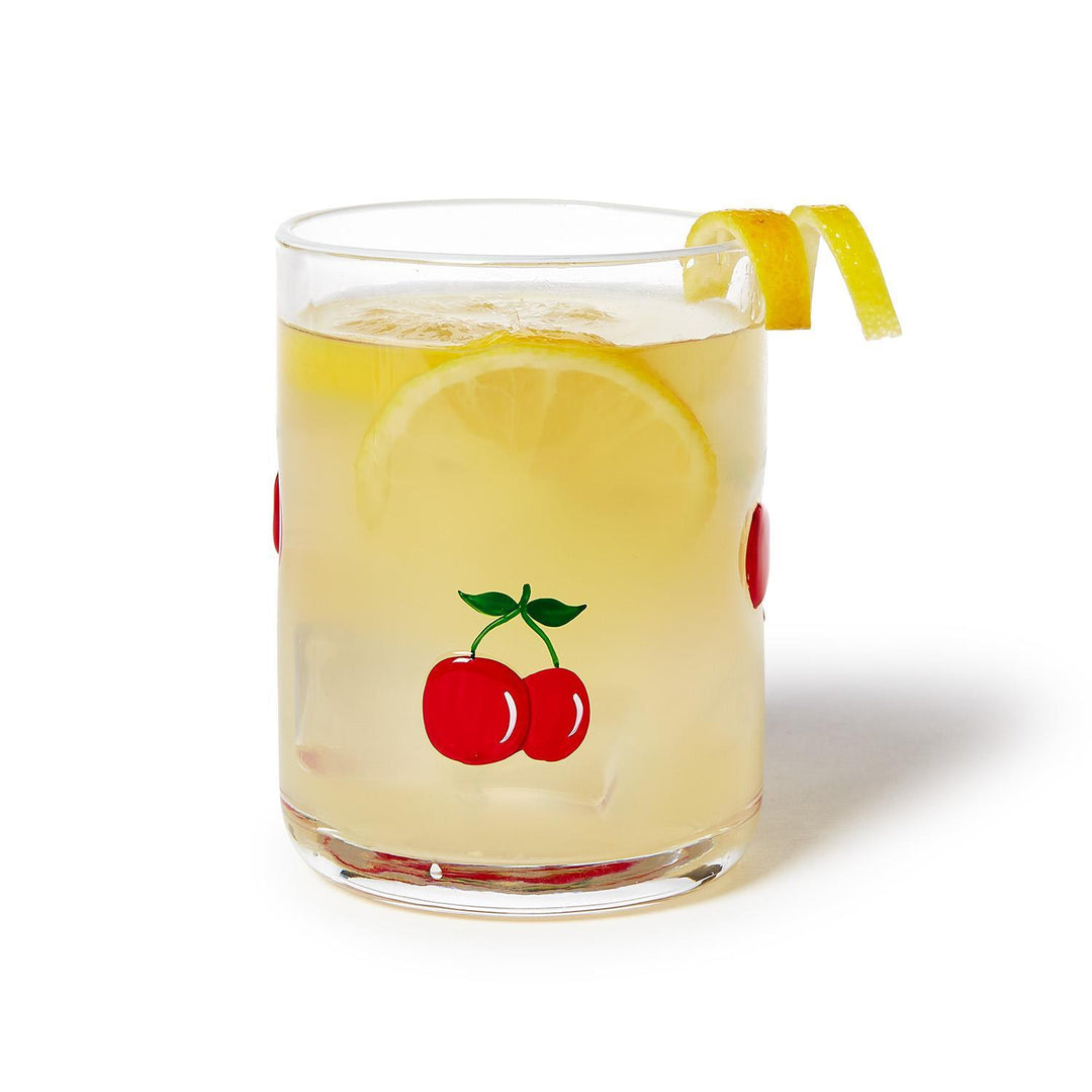 Cherry Old Fashioned Glass
