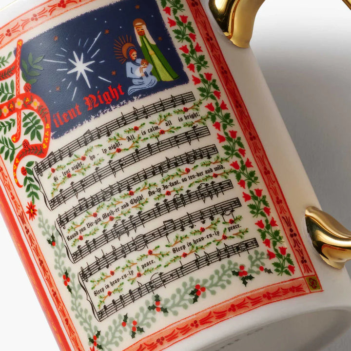 Christmas Carols Porcelain Mug