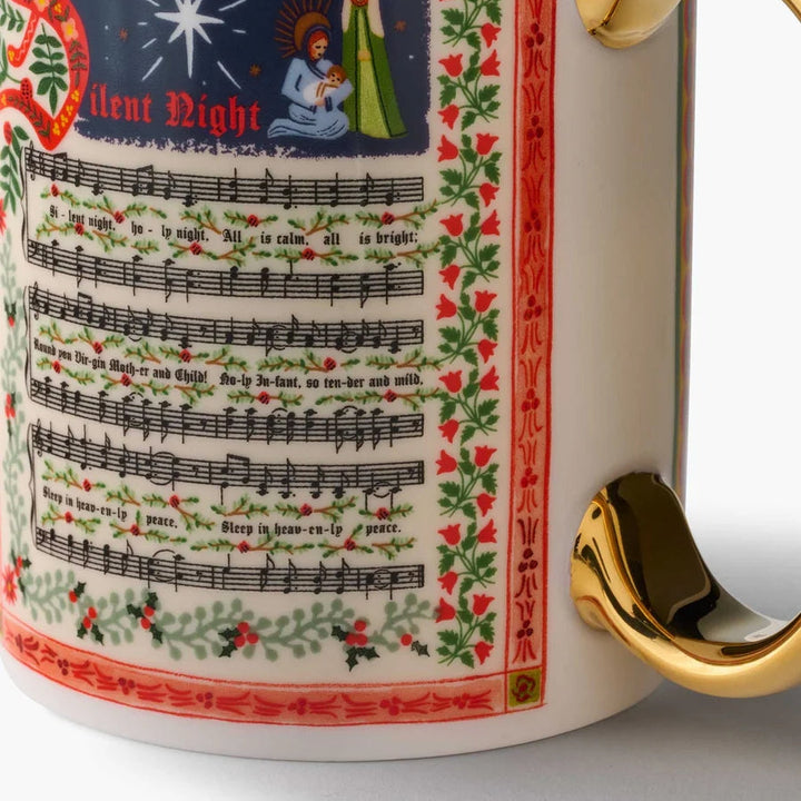 Christmas Carols Porcelain Mug