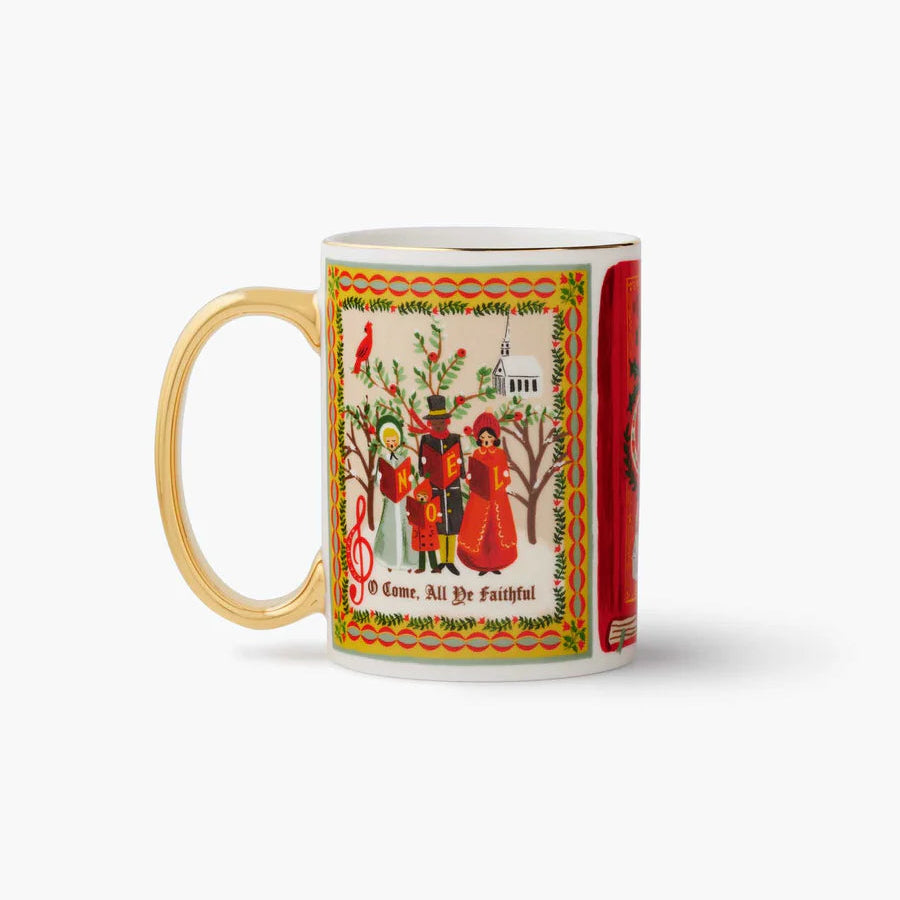 Christmas Carols Porcelain Mug