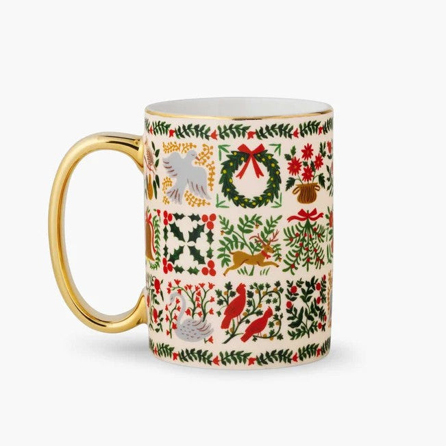 Christmastide Porcelain Mug