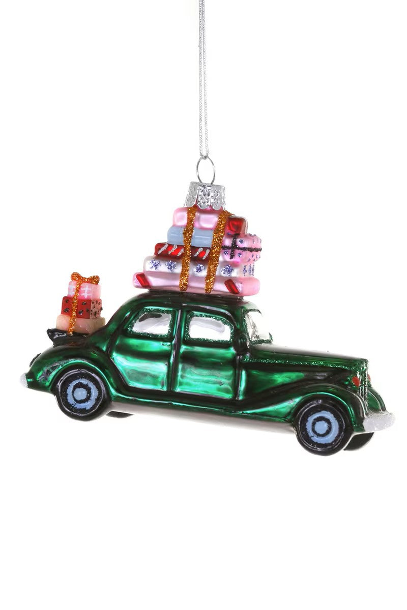 Classic Car Delivery Ornament