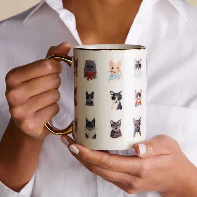 Cool Cats Porcelain Mug