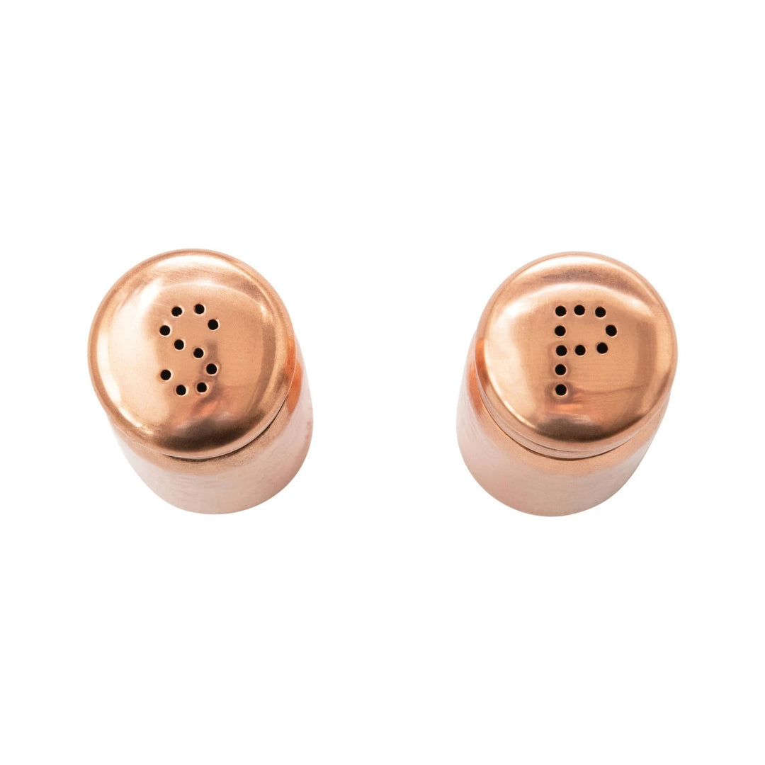 Copper Plated Salt &amp; Pepper Set
