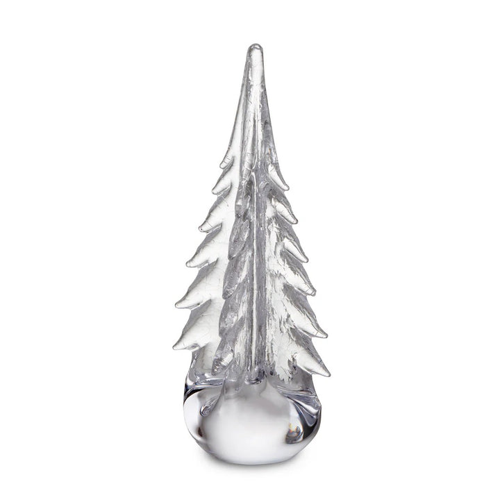 Crackle Four Sided Evergreen 12" Tree